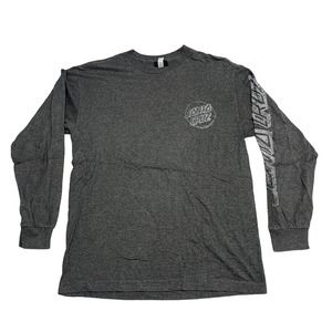 Santa Cruz Skateboarding Tee Thrifted Vintage Style Size M